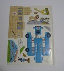 1976 Whitman Tiny Safari 48 Press Out Pieces Activity Book Complete Unpressed