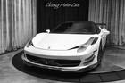 2011 Ferrari 458 Front Axle Lifter  Pwf Matt Diamond White Carbon C