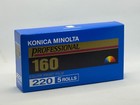 Konica Minolta Pro 160 220 Color Print Film     5 Rolls Sealed  Iso 160