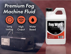 Fogworx Fog Juice - 1 Half Gallon Of Organic Fog Fluid  64 Oz  - Medium Density