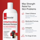Sensovet Chlorhexidine 4  Max Strength Shampoo Medicated Shampoo For Dogs   Cats