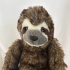 Melissa And Doug  15  Plush Sloth Stuffed Animal Toy Brown Hook   Loop Hands