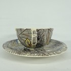 Vernon Kilns Disney Fantasia Vintage 1940 Cup   Saucer Teacup Mug Set Rare B