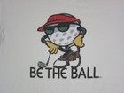 Vintage Caddyshack Shirt Mens Large L White Be The Ball Golf 90s Murray Bros