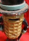 Antique 11  Planters Mr  Peanut Cast Iron Bank W painted Antique Finish 6 Lbs 