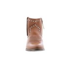 Dingo Destry Di-864 Womens Brown Leather Zipper Western Boots