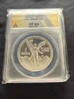 1990 Mexico Libertad  1 Oz  999 Fine Silver Proof Coin   Anacs Pr68     Rare  