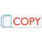 Accustamp2 Pre-inked Shutter Stamp With Microban Red blue Copy 1 5 8 X 1 2
