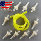 10x Snowmobile 1 4  Motorcycle Inline Gas Fuel Filter For Dirt Bike Atv Utv Us