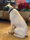 Antique Paper Mache Rca Victor Nipper Dog Advertising Record Store Display Nice