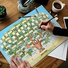 Family Tree Chart To Fill In6 Generation Genealogy Poster Blank Fillableancestry