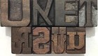 Vintage Letterpress 8mix Letters Wood Type Printers Block Collection  bl-669