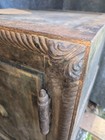 Antique Hall   s Safe   Lock Co  Floor Safe - Working Combo - Rope Trim - 34 h