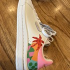 Brand New Farm Rio X Adidas Size 7 Court Silk Tennis Shoes White Ivory Tropical 