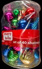 Vintage Merry Brite Christmas Tree Ornaments Lot Of 40 Shatterproof  New