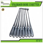 Volkmann Bone Curette Set Of 9 Pcs Orthopedic Spine Surgical Instruments