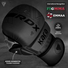 Rdx Mma Gloves Sparring Grappling  Hybrid Open Palm Large-x-large  Black 