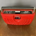 Vtg Panasonic Rs-833s Portable Red Swiss Cheese 8-track Stereo Tape Player Read