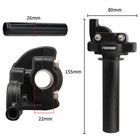 Nibbi 7 8  22mm Twist Throttle Cable Handlebar Grip Kit For Yamaha Dirt Pit Bike