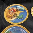 Lot Of 4 Vintage 1977 Mcdonald s  seasons  Plastic 10  Plates Ronald Mcdonald
