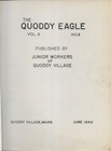 Vintage Yearbook The Quaddy Eagle 1940 Eastport Maine 6 Th Work Experince Group