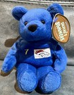 John Elway 7 Broncos Salvino Bammers Blue Beanie Bean Bag Bear Mint Plush 8 1 2 