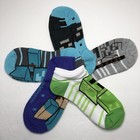 Minecraft No-show Socks 5-pair Shoe Size 4-10 Mojang Studios