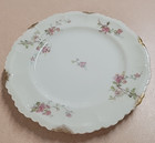 Antique Limoges Vs Pink Floral 8 1 2  Replacement Plate France