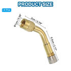 135 Degree Valve Stem Extension  4 Pcs Tire Valve Stem Extenders  Gold