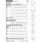 Mccalls Sewing Pattern 8089 10527 Misses Dress Size 14-22 Ruffled Tier Uncut