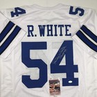 Autographed signed Randy White Hof 94 Dallas White Football Jersey Jsa Coa