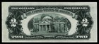   star Note   1953-a  2 Red Seal United States Note   Almost Uncirculated