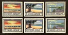 Travelstamps  2974 Jordan Stamps Scott  924-929 - Dead Sea Views - Mint Mnh Og