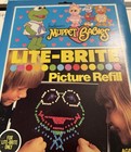 Vintage 1985 Jim Henson s Muppet Babies Lite-brite Sheet Picture Refill Set  new