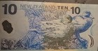 New Zealand 10 Dollars Polymer  Banknote