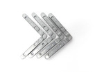 Set Of 4 Pieces  Cast Zinc Window Screen Corners Ashland 3116 Corner Key  pp 