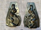 Vtg  Chocolate  Mold Lot Of 5-- Two Married Pairs And 1 2 Of 2 Sided