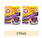 2 Pack Arm hammer Double Duty Cat Litter  Odor Control Clumping Cat Litter  40lb