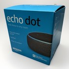 Amazon Echo Dot  3rd Generation  W  Alexa Voice Media Device - Charcoal - New