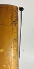 Vintage Elegant Black Faux Pearl 3    Hat Pin Stick  Pin Victorian Mourning Style