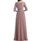 Applique Mother Of The Bride Dress For Wedding Party Dress Chiffon Half Sleeves