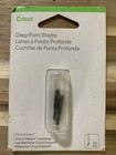 3 Items- Cricut Basic Perforation Blade  Engraving Tip    Deep Point Blades 