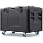 Utility Cable Trunk Road Case With Wheels  44  X 22  X 24  Ata Rolling Road Case