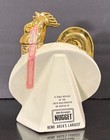 Vtg 1970 Ezra Brooks Nugget Casino 24k Gold Golden Rooster Whiskey Decanter 10 