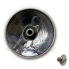 Peace Dollar Liberty Reproduction Coin Concho Screw Back Tack Conchos 1-1 2 