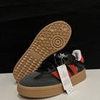 Adidas Originals Samba Xlg Unisex Casual Shoes Black Red Ie9178 New
