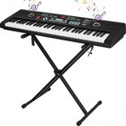 61 Key Usb Electronic Digital Piano Keyboard With Stand  Microphone For Beginner