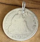 1800s Love Token Fancy Engraved Uncle Silver Us Coin