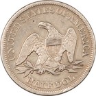 1851 Seated Liberty Half Dollar - High Grade Circ Example  W  Old Scratch  Rare 