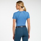 R j  Classics Amy Crew Neck Short Sleeve Ladies Shirt - Atlantic